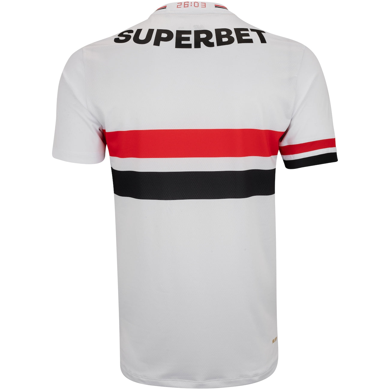 Camisa Oficial São Paulo I 2025 New Balance Masculina Torcedor Conforto NB Dry