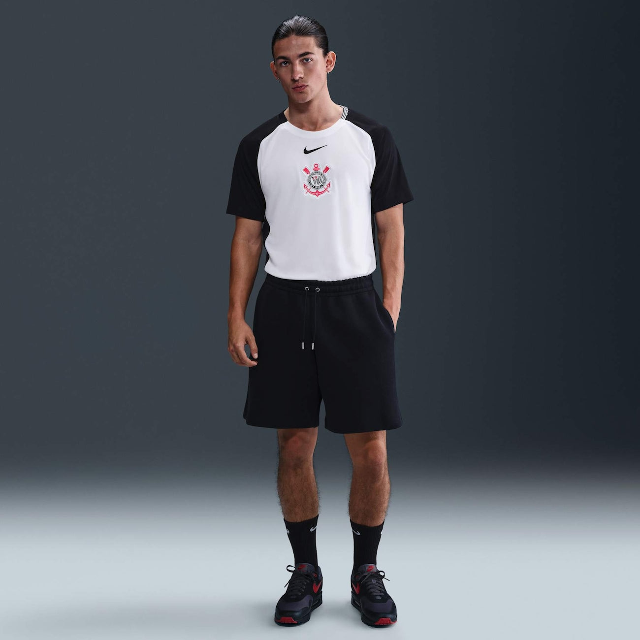 Camisa Corinthians I 25 Nike Masculina Torcedor Dri-FIT Edição Especial Mundial
