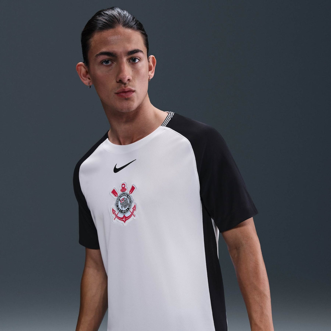 Camisa Corinthians I 25 Nike Masculina Torcedor Dri-FIT Edição Especial Mundial
