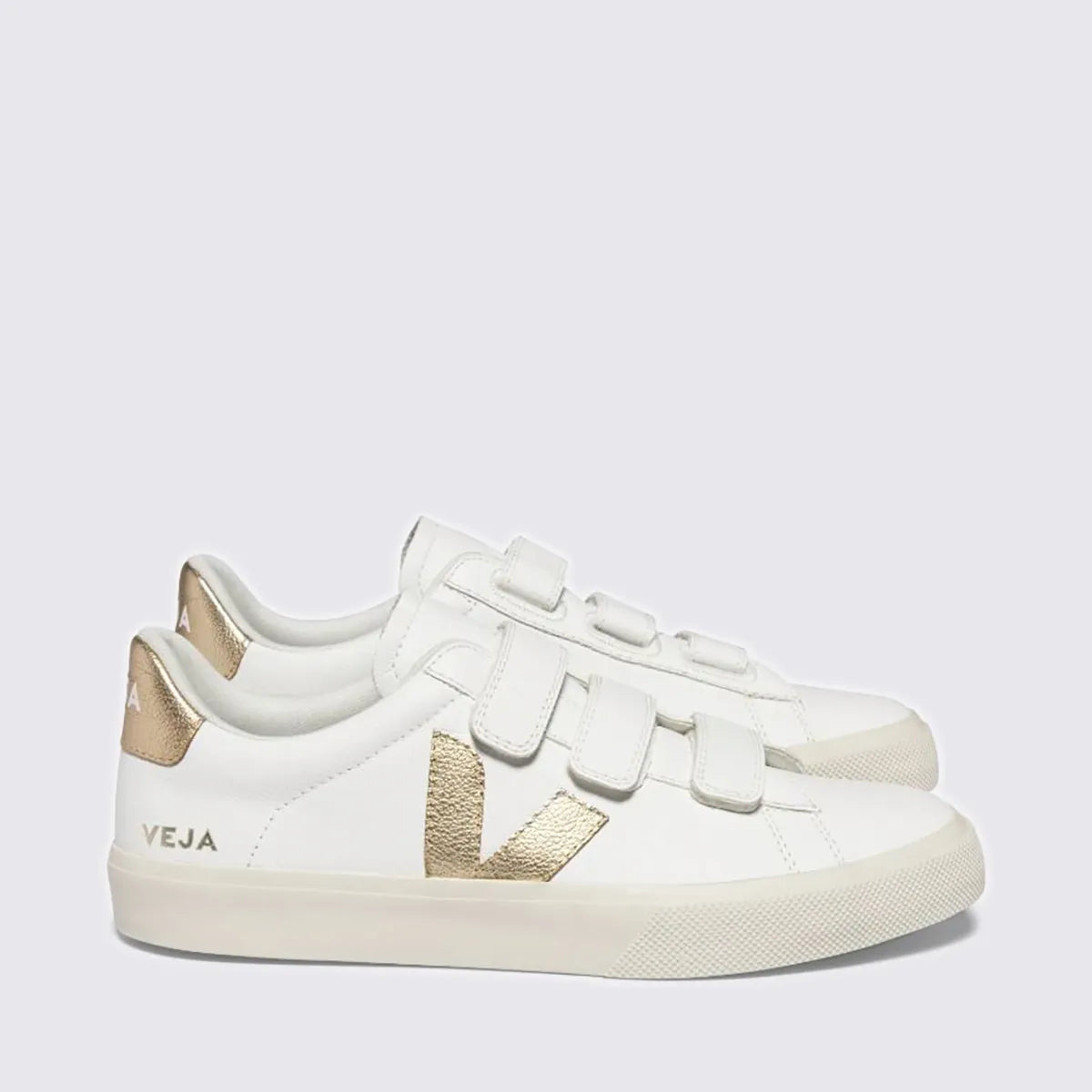 Tênis Veja Recife Logo Chromefree Couro Extra White Platine