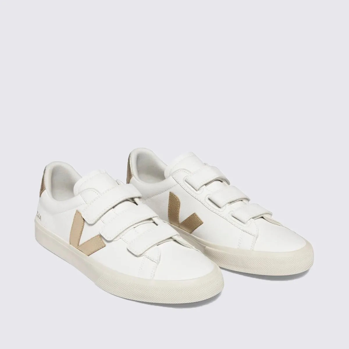 Tênis Veja Recife Logo Chromefree Couro Extra White Platine