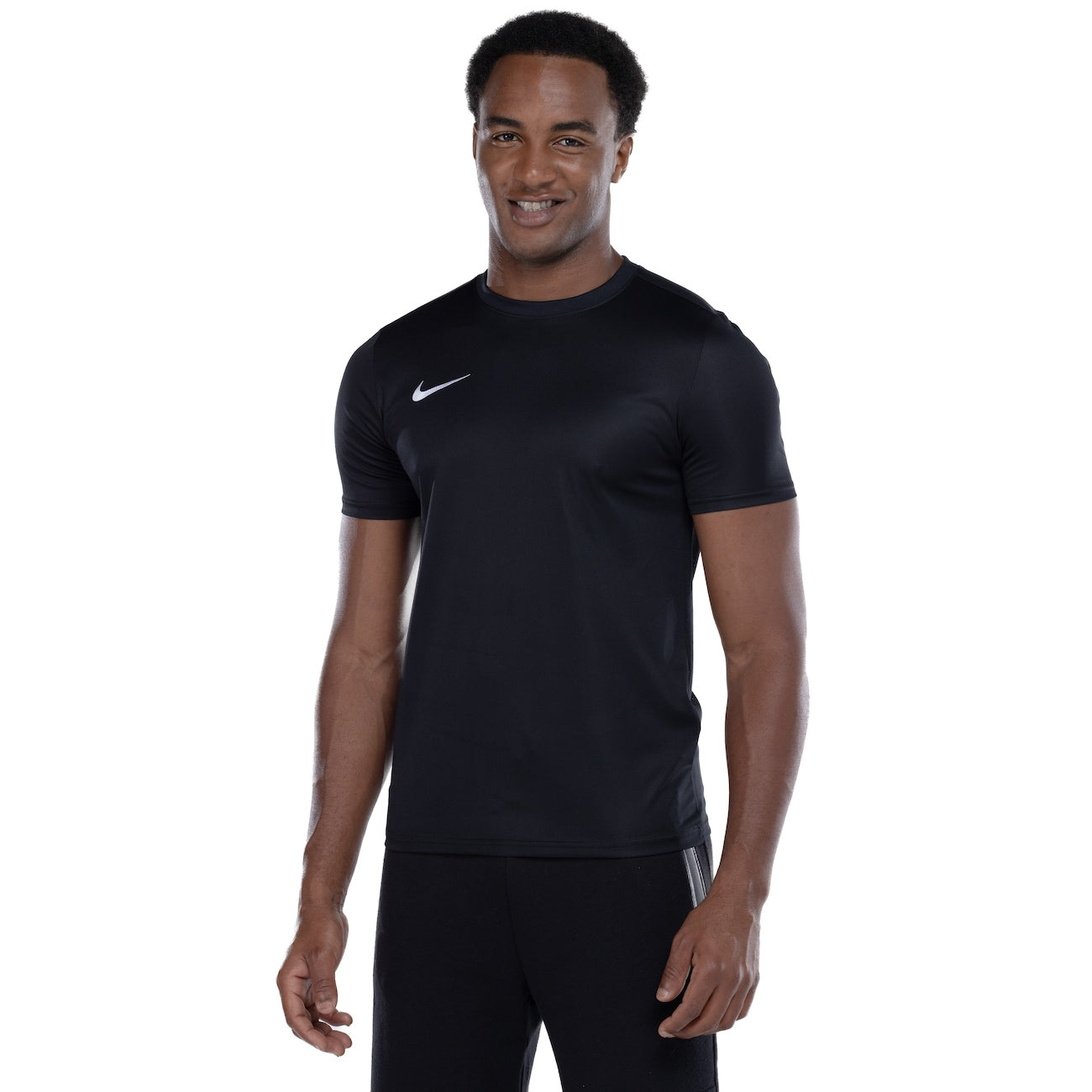 Camisa Masculina Nike Dri-Fit Park VII Performance Leve Sustentável Manga Curta Preta