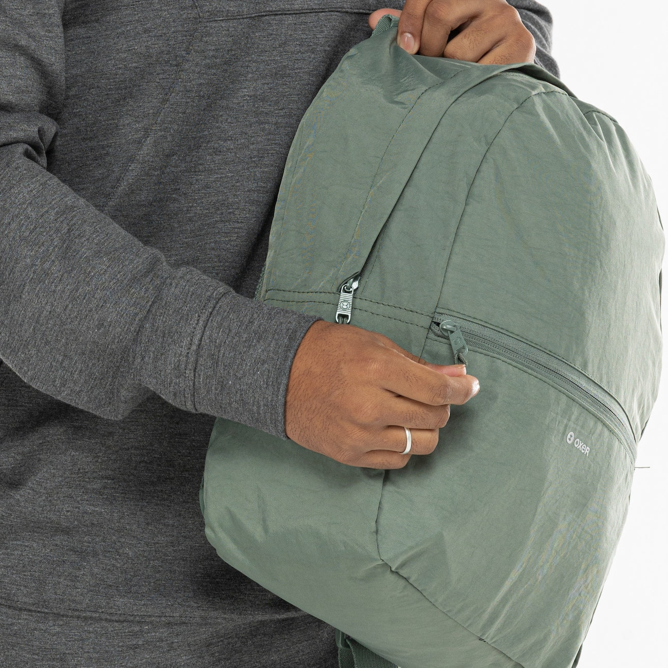 Mochila Oxer Básica Segura Bolso Secreto Versátil Dia a Dia Espaçosa Confortável Durável
