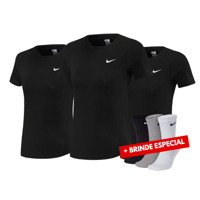Combo 3 Camisas Femininas + Brinde - QUEIMA DE ESTOQUE