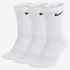 Kit de Meias Cano Alto Everyday Cushioned Crew com 3 Pares - Adulto